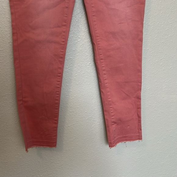 Seven7 Mid Rise Ankle Skinny Jean Pink Size 6 NWOT - Picture 5 of 6